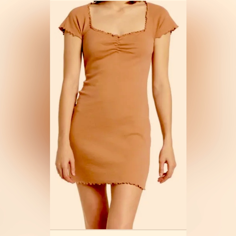 Abound mini drees tan mocha color size large